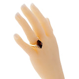 Gucci Chiodo Smokey Quartz Gold Ring 0000286