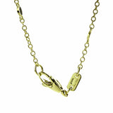 Gucci Double G Enamel Gold Necklace 0000666