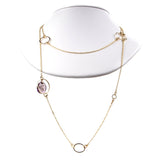 Gucci Flora Amethyst Drop Necklace 0000791