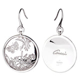 Gucci Flora Silver Drop Earrings 0000805