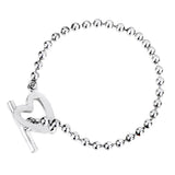 Gucci Heart Toggle Silver Bracelet 0000835