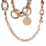 Gucci Horsebit Long Rose Gold Necklace 0000655