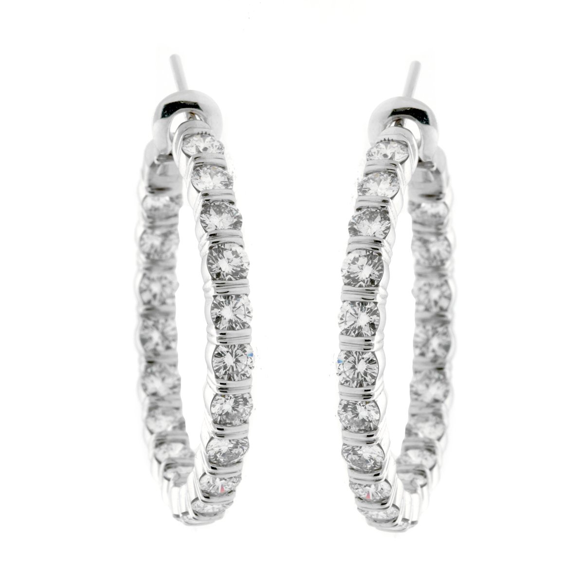 Harry winston hoop earrings clearance