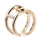 Hermes Chaine d'Ancre Yellow Gold Ring 0000938