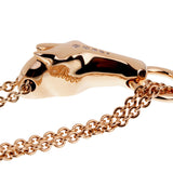 Hermes Galop Rose Gold Diamond Necklace 0002003