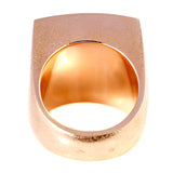 Hermes Rose Gold Square Ring 0000340