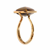 Hermes Tiger Eye Rose Gold Cocktail Ring 0000625