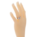 Hermes White Gold Arch Band Ring 0001036