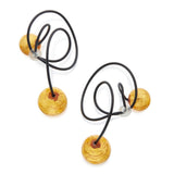 Jar Paris Titanium and Glass Carnaval Earrings 2476