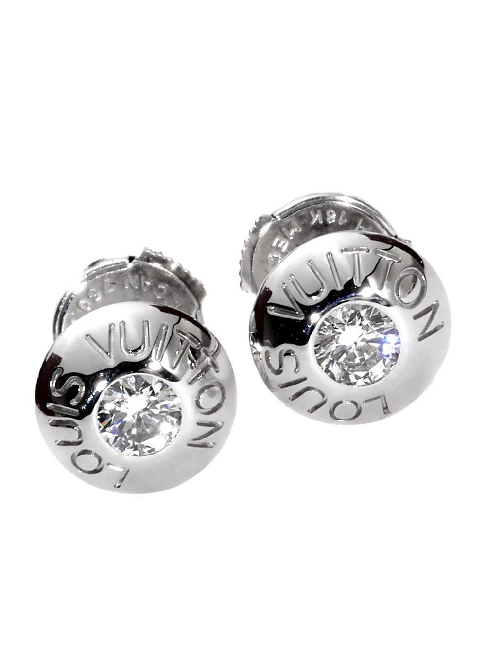 LV Volt One Cufflinks, White Gold And Diamonds - Categories