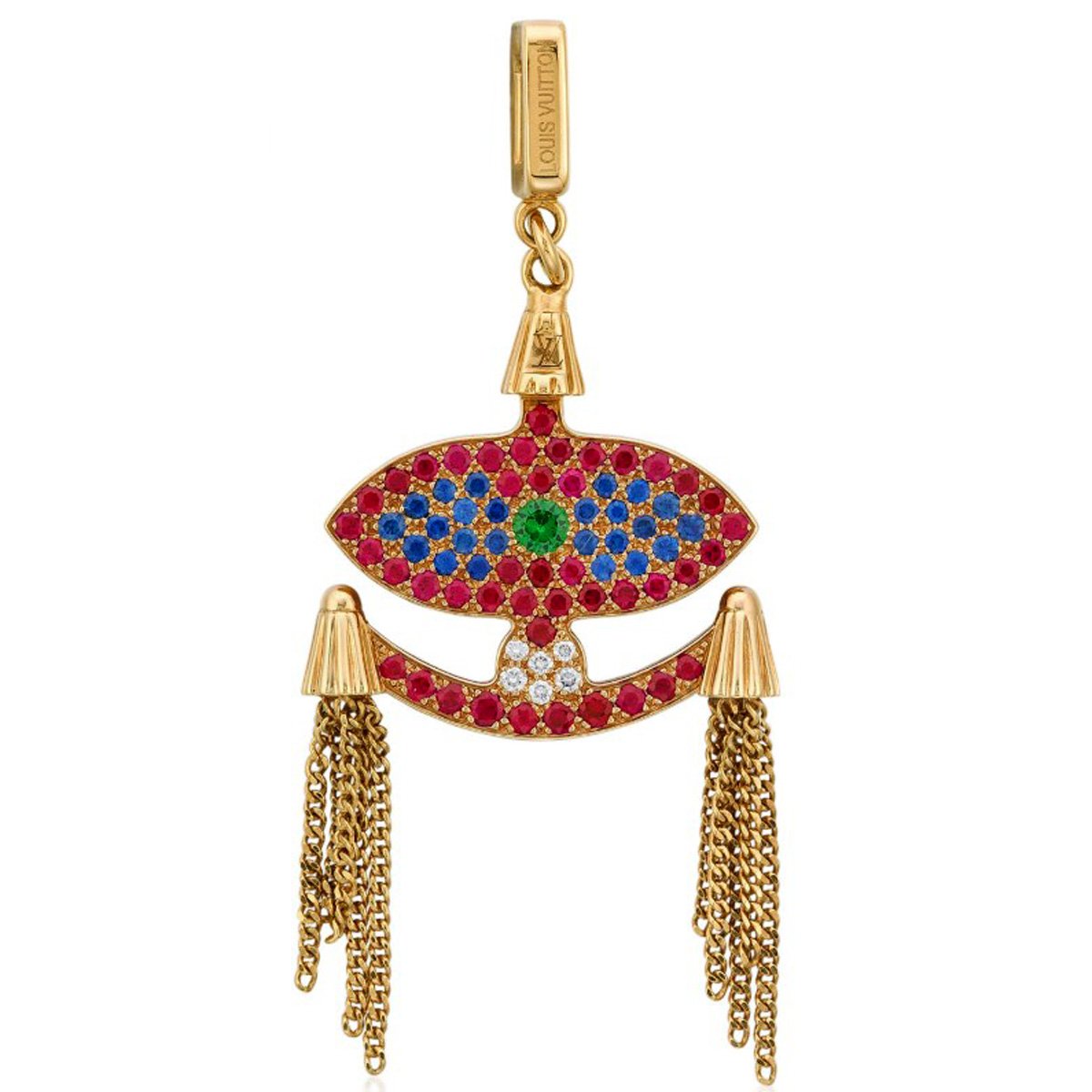 Louis Vuitton Evil Eye Ruby Charm Pendant – Opulent Jewelers