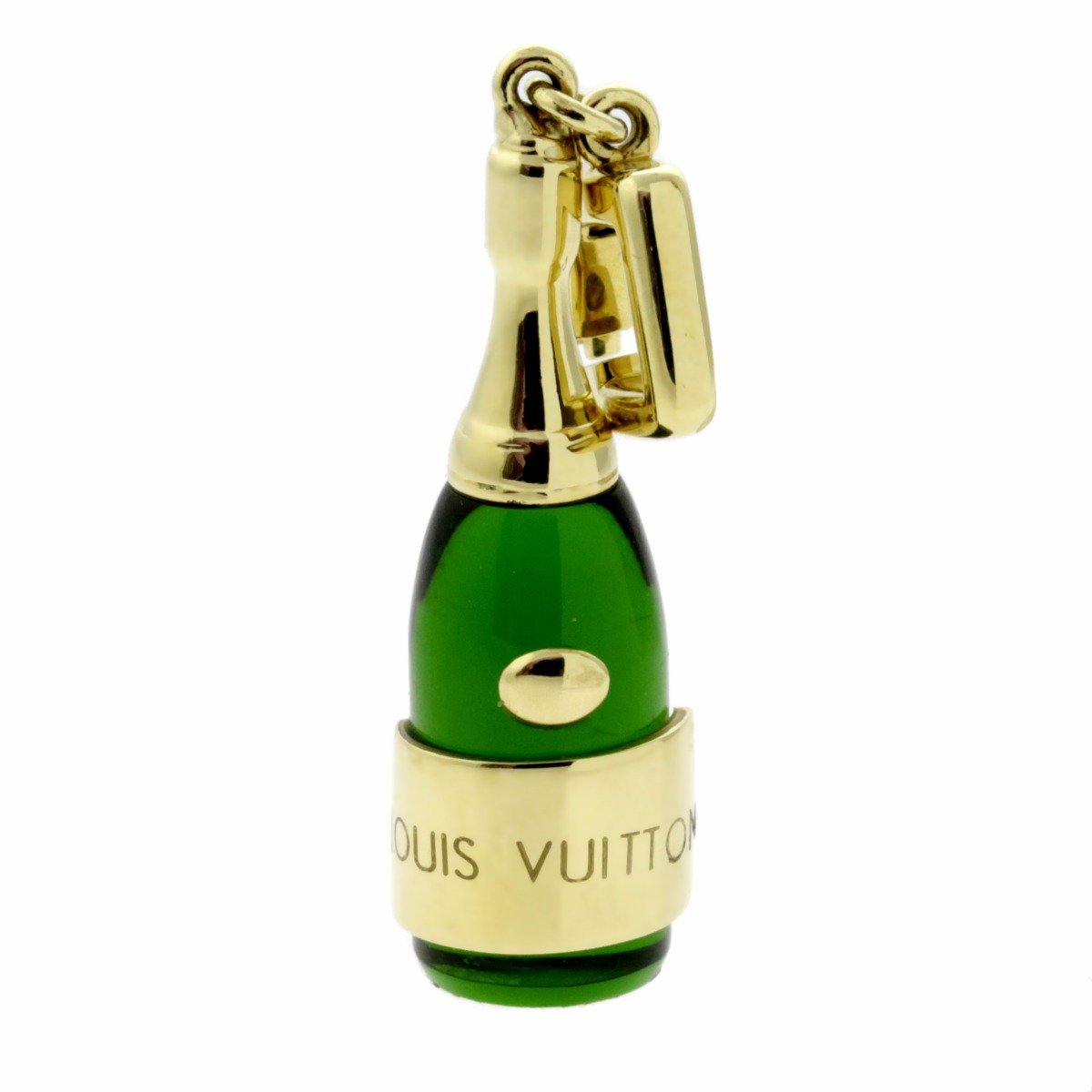 Louis Vuitton Gold Champagne Charm Pendant