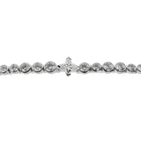 Louis Vuitton High Jewelry Diamond White Gold Tennis Bracelet 0002846