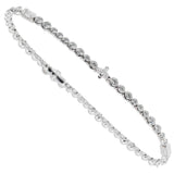 Louis Vuitton High Jewelry Diamond White Gold Tennis Bracelet 0002846