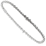 Louis Vuitton High Jewelry Diamond White Gold Tennis Bracelet 0002846
