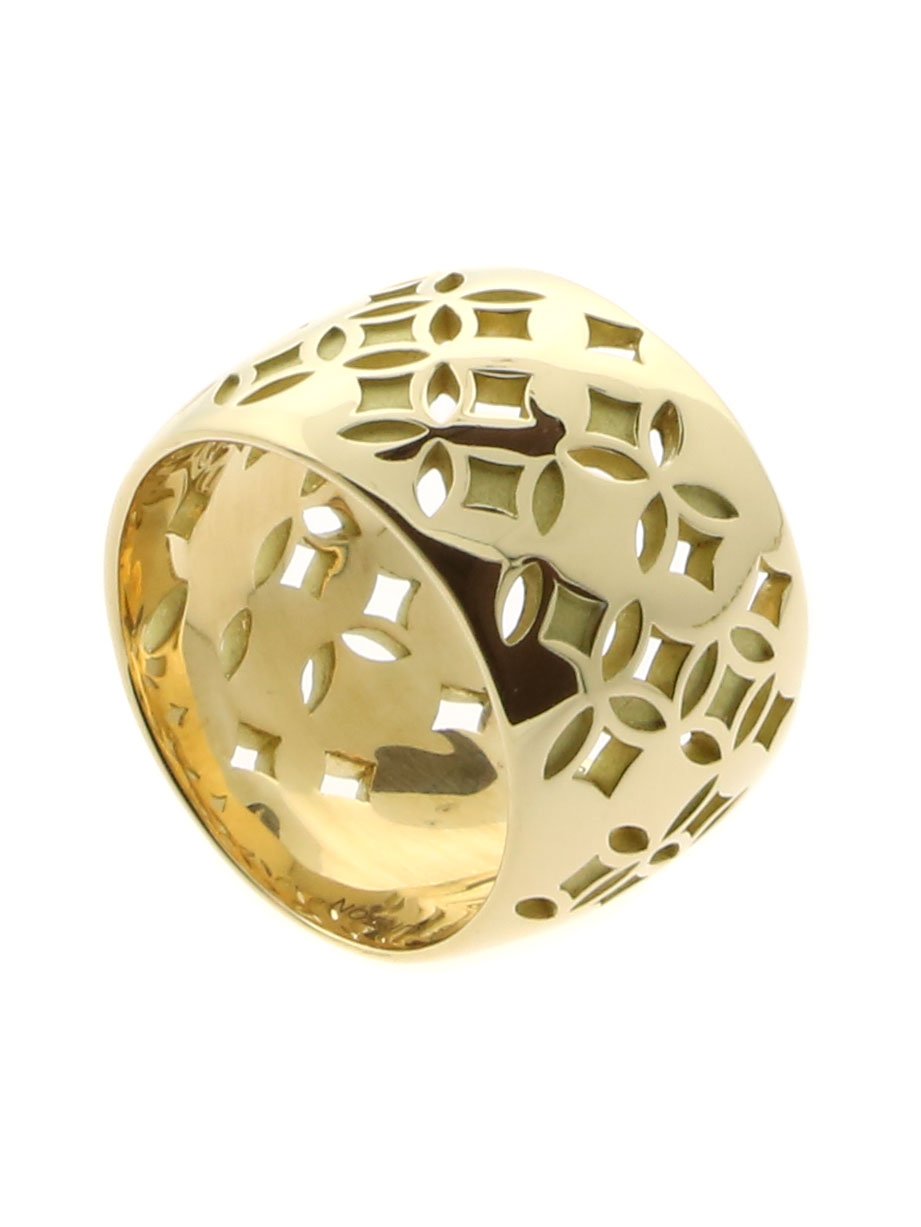 Louis Vuitton 18K Pearl Monogram Charm Ring - 18K Yellow Gold Band, Rings -  LOU780565
