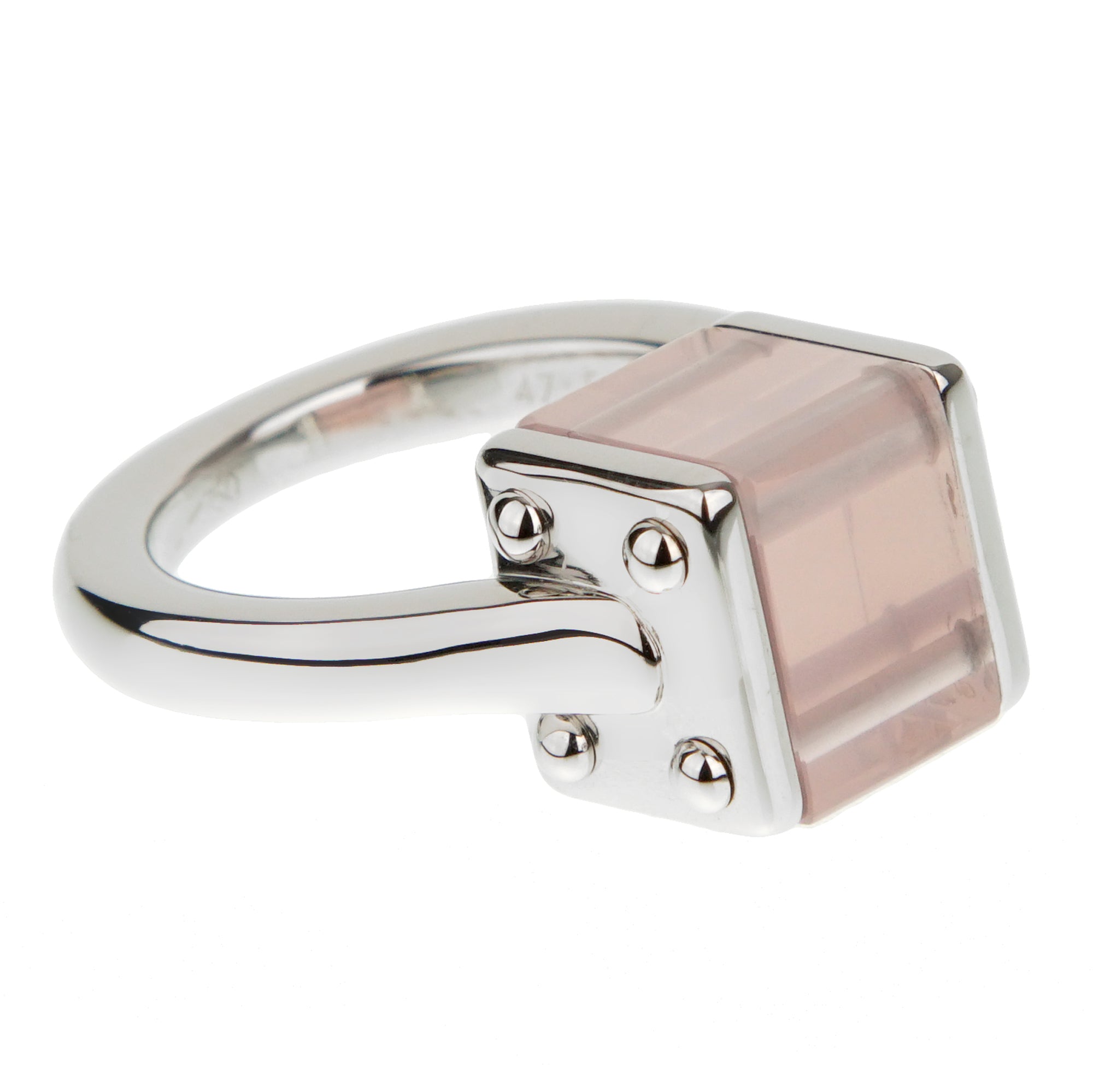 Louis Vuitton Pink Quartz Trunk Cocktail Ring