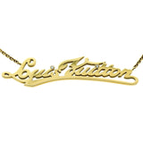 Louis Vuitton Signature Diamond Gold Necklace 0000192