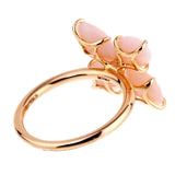 Mimi Milano Rose Gold Pink Opal Sapphire Ring 0000998