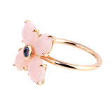 Mimi Milano Rose Gold Pink Opal Sapphire Ring 0000998