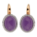 Mimi Milano Violet Jade Diamond Earring 0002496