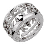 Patek Philippe Calatrava Wide Diamond White Gold Ring 0001933
