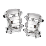 Patek Philippe Diamond Sapphire White Gold Earrings 0002531