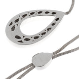 Piaget Pear Shaped Diamond White Gold Necklace 0003265