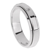 Piaget Possession White Gold Spinning Ring Sz 6 3/4 0001904
