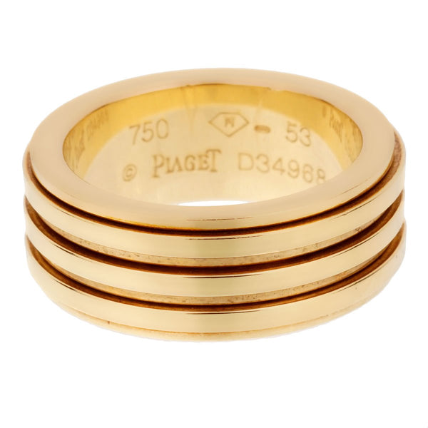 Piaget  Possession Yellow Gold Spinning Band Sz 6 1/2 0001920