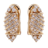 Piaget Vintage Diamond Yellow Gold Earrings 0002601