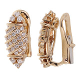 Piaget Vintage Diamond Yellow Gold Earrings 0002601