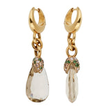 Pomellato 12 Carat Green Quartz Diamond Drop Earrings 0002195
