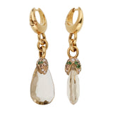 Pomellato 12 Carat Green Quartz Diamond Drop Earrings 0002195