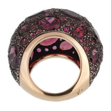 Pomellato 12 Carat Rhodolite Cocktail Rose Gold Ring 0002454
