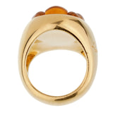 Pomellato 16 Carat Citrine Yellow Gold Cocktail Ring 0002329