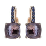 Pomellato 3.84 Carat Iolite Sapphire White Gold Earrings 0002201