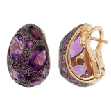 Pomellato 8 Carat Amethyst Rose Gold Earrings 0002189