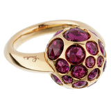 Pomellato 8ct Rhodolite Cocktail Rose Gold Ring 0002844