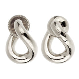 Pomellato Chain Link White Gold Earrings 0002192