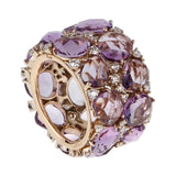 Pomellato Lulu Amethyst Diamond Rose Gold Ring 0001557