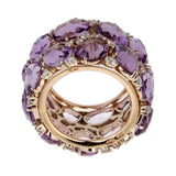 Pomellato Lulu Amethyst Diamond Rose Gold Ring 0001557