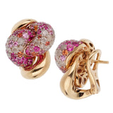 Pomellato Pink Sapphire Diamond Rose Gold Earrings 0002200