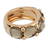 Pomellato Prasiolite Rose Gold Cocktail Band Ring Sz 5 1/4 0002436