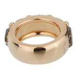 Pomellato Prasiolite Rose Gold Cocktail Band Ring Sz 5 1/4 0002436