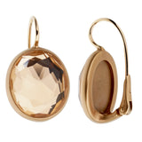 Pomellato Quartz Satin Finish Rose Gold Drop Earrings 0003036