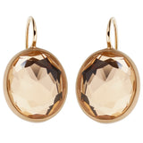 Pomellato Quartz Satin Finish Rose Gold Drop Earrings 0003036