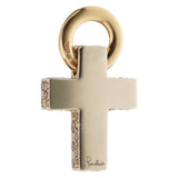 Pomellato Sabbia Fancy Diamond Yellow Gold Cross Pendant Necklace 0003102