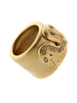 Pomellato Snake Gold Diamond Ring 0000309