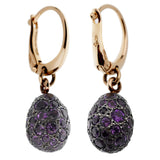 Pomellato Tabou Rose Gold Amethyst Drop Earrings 0003127